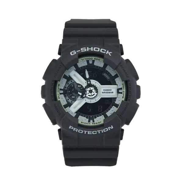 G-SHOCK Sat G-Shock Hidden Glow GA-110HD-8AER Siva