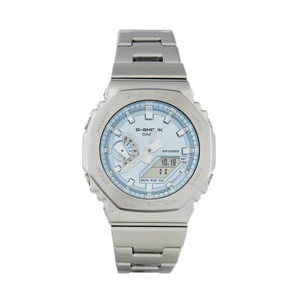 G-SHOCK Sat G-Shock Octagon GM-2110D-2AER Srebrna