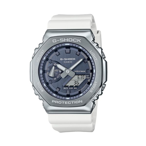G-Shock Sat G-Shock Sparkle of Winter GM-2100WS-7AER White/Silver