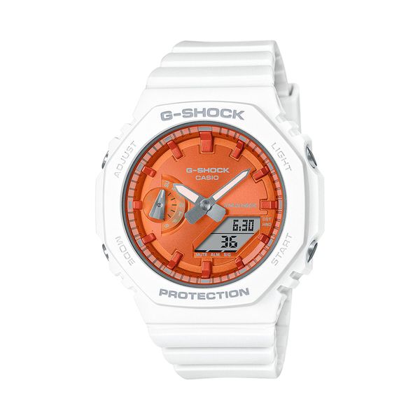 G-Shock Sat G-Shock Sparkle of Winter GMA-S2100WS-7AER White/Orange