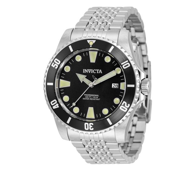 Invicta Watch Sat Invicta Watch 33502 Silver/Black