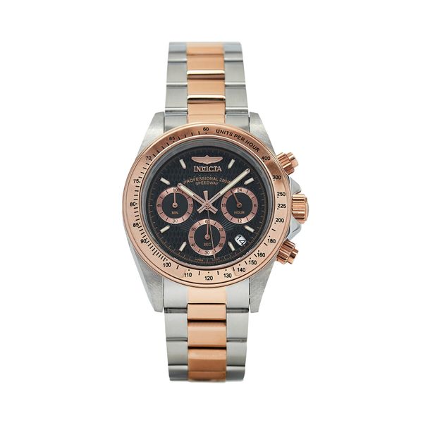 Invicta Watch Sat Invicta Watch 6932 Silver/Rose Gold
