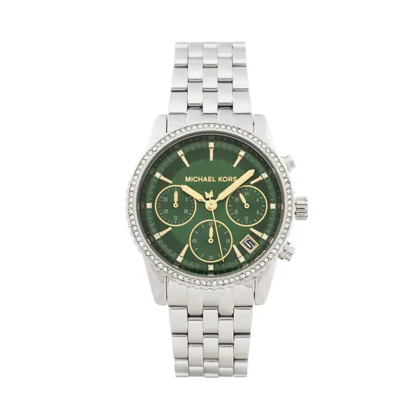 Michael Kors Sat Michael Kors Bryant Chrono MK7583 Srebrna