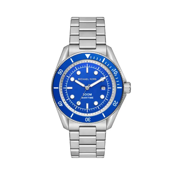 Michael Kors Sat Michael Kors Maritime MK9160 Srebrna