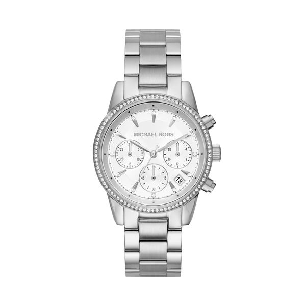 Michael Kors Sat Michael Kors Ritz MK6428 Silver/Silver