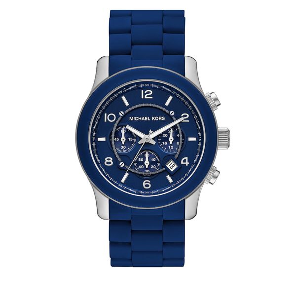 Michael Kors Sat Michael Kors Runway MK9077 Navy/Silver