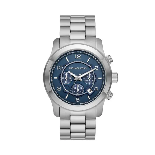 Michael Kors Sat Michael Kors Runway MK9105 Srebrna
