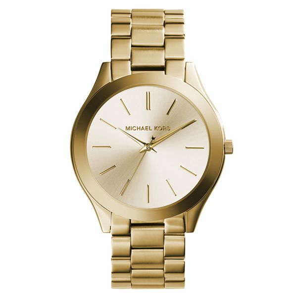 Michael Kors Sat Michael Kors Slim Runway MK3179 Gold/Gold