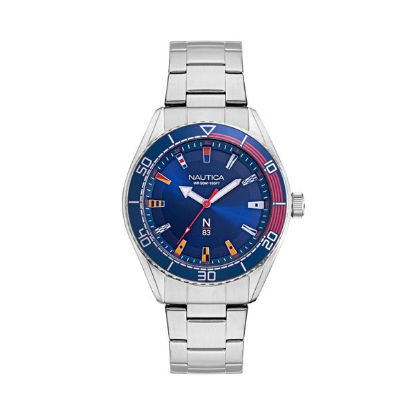 Nautica Sat Nautica N-83 Finn World NAPFWS004 Silver/Navy