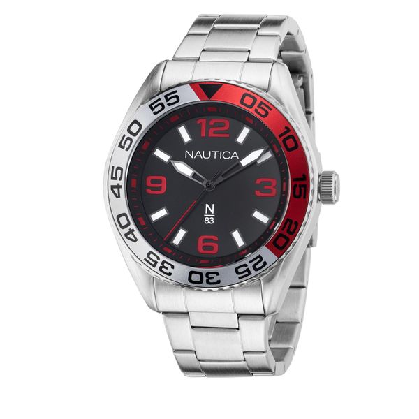 Nautica Sat Nautica NAPFWS306 Silver/Black
