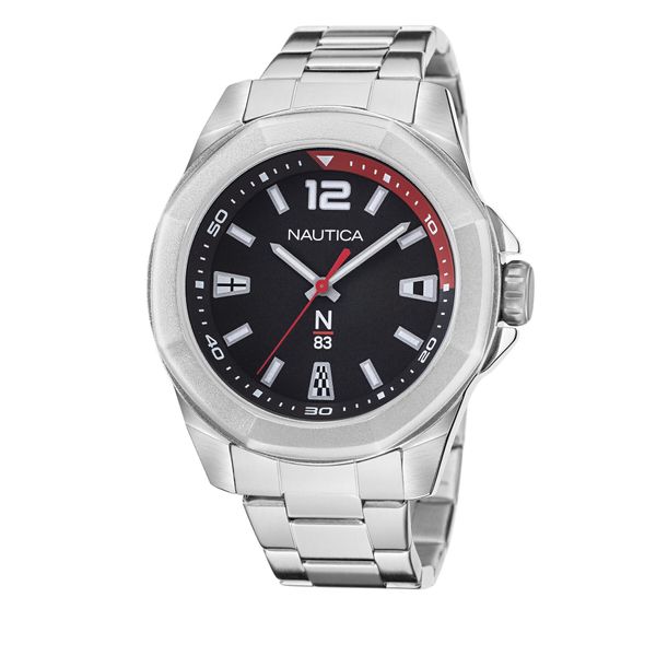 Nautica Sat Nautica NAPTBF104 Silver/Silver