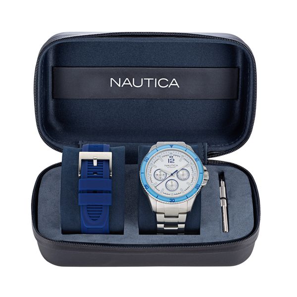 Nautica Sat Nautica NAPWRS405 Gray/Silver