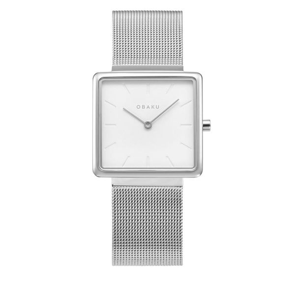 Obaku Sat Obaku Kvadrat V236LXCIMC Silver
