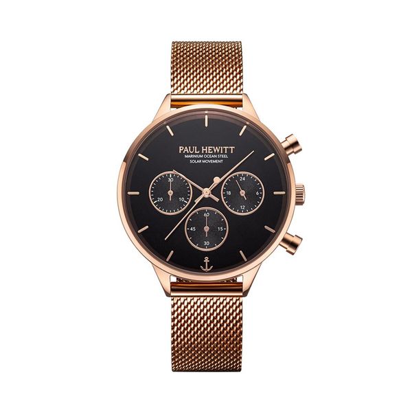 Paul Hewitt Sat Paul Hewitt Oceanpulse PH-W-0306 Rose Gold/Black