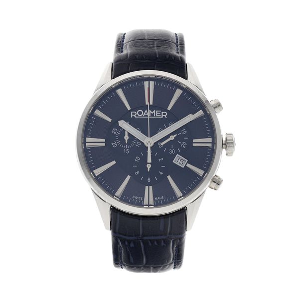 Roamer Sat Roamer Superior Chrono 508837 41 40 05 Navy/Silver