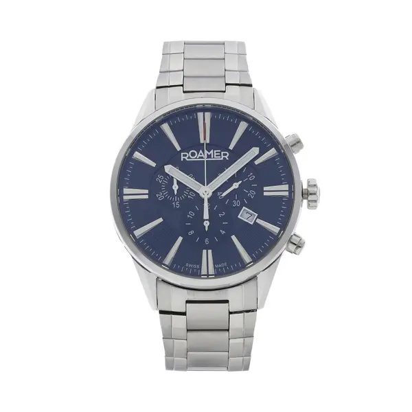 Roamer Sat Roamer Superior Chrono 508837 41 45 50 Srebrna