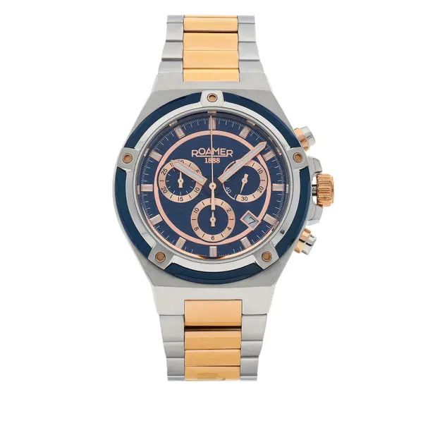 Roamer Sat Roamer Tempomaster Chrono 221837 49 45 20 Srebrna
