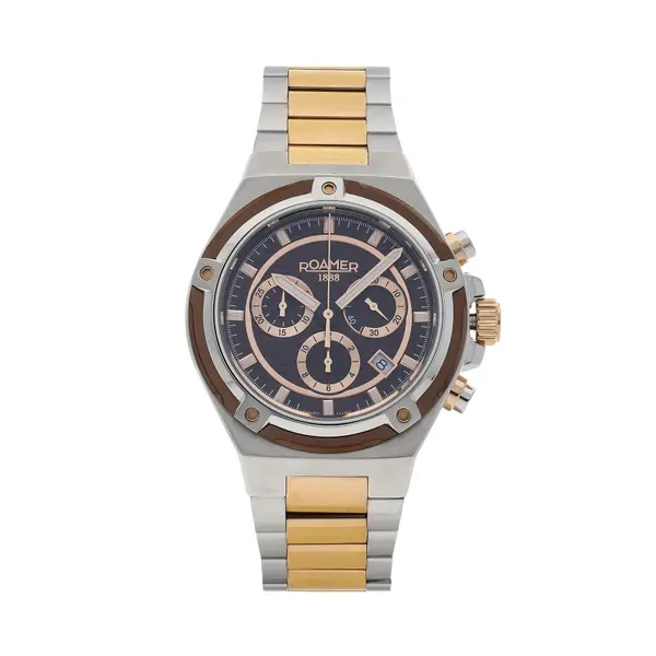 Roamer Sat Roamer Tempomaster Chrono 221837 49 65 20 Srebrna