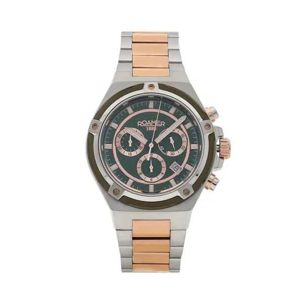 Roamer Sat Roamer Tempomaster Chrono 221837 49 75 20 Srebrna