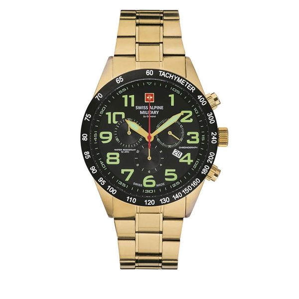 Swiss Alpine Military Sat Swiss Alpine Military 7047.9117 Black/Gold/Gold