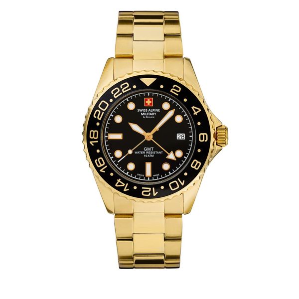Swiss Alpine Military Sat Swiss Alpine Military 7052.1117 Black/Gold/Gold