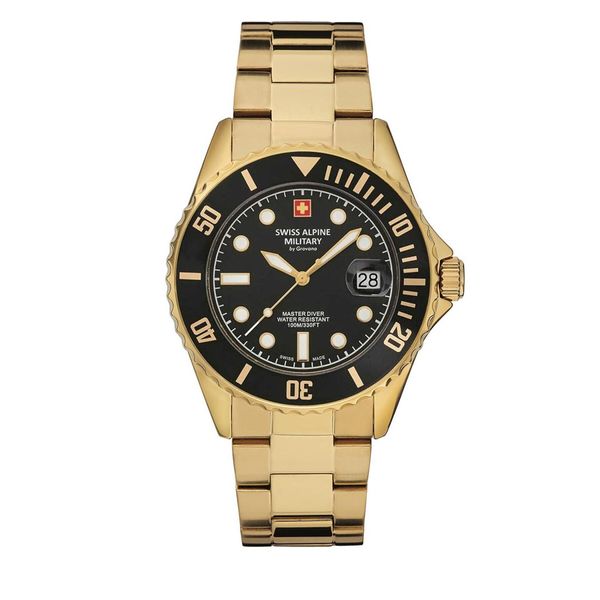 Swiss Alpine Military Sat Swiss Alpine Military 7053.1117 Gold/Black