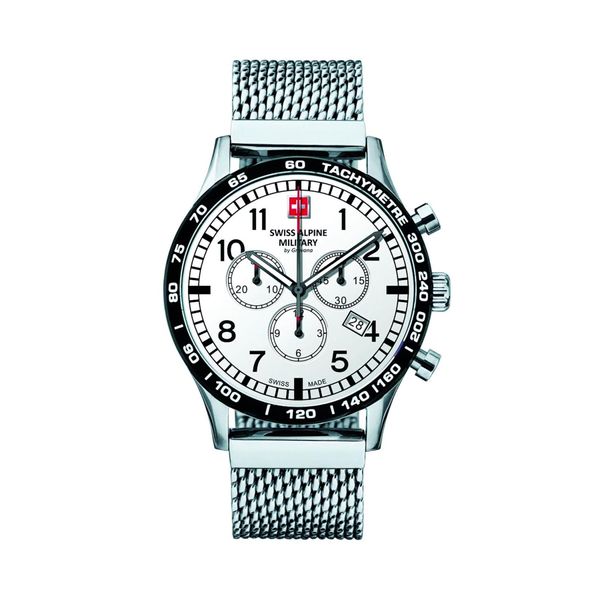 Swiss Alpine Military Sat Swiss Alpine Military Aviator 1746.9132 Silver