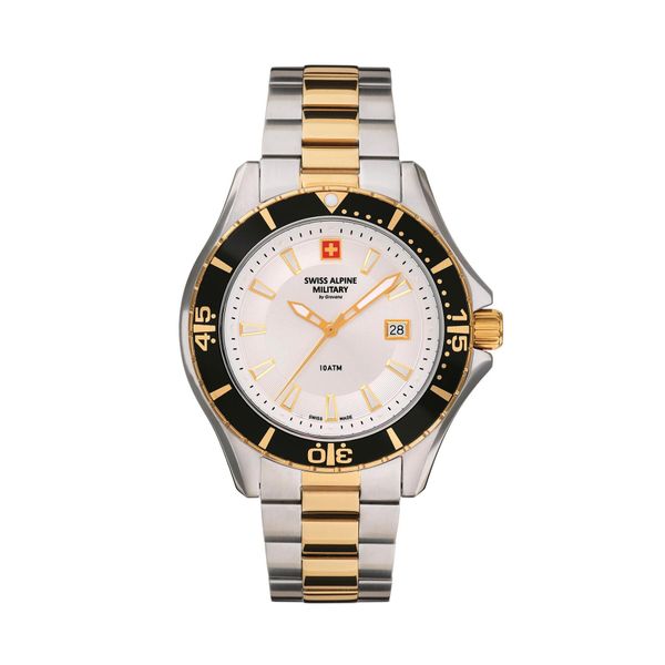 Swiss Alpine Military Sat Swiss Alpine Military Diver 7040.1142 Silver