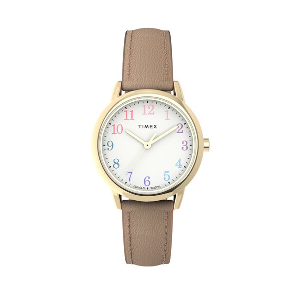 Timex Sat Timex Easy Reader Classic Beige