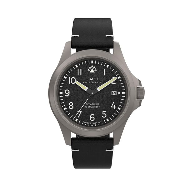 Timex Sat Timex Expedition North Titanium Automatic TW2V54000 Crna