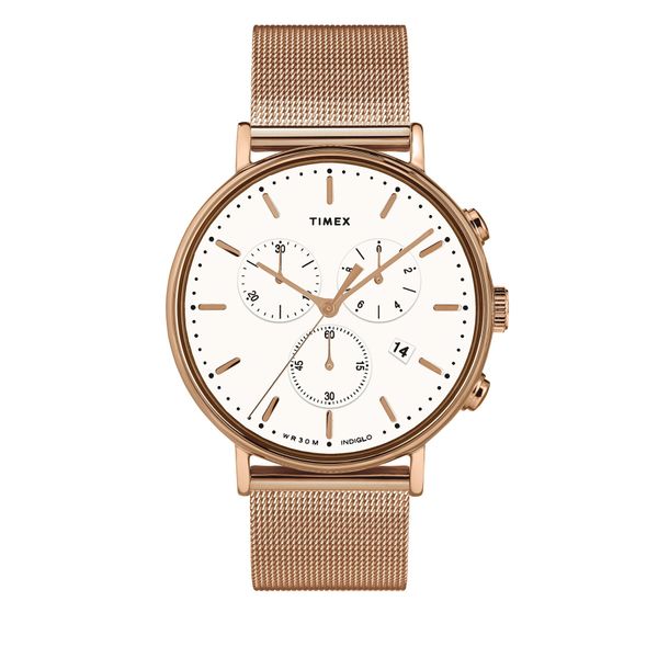 Timex Sat Timex Fairfield TW2T37200 Rose Gold/Rose Gold