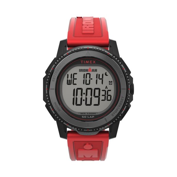 Timex Sat Timex Ironman Digital Adrenaline TW5M57900 Red/Black