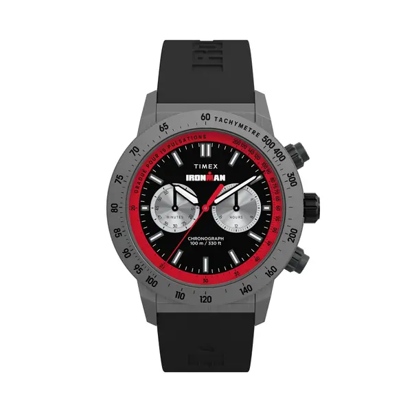 Timex Sat Timex Ironman® Challenger Chronograph TW2Y01900 Crna