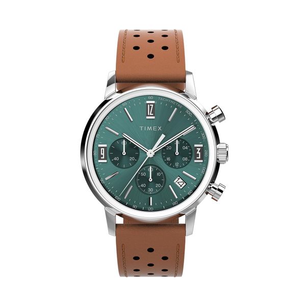 Timex Sat Timex Marlin Chronograph TW2W10100 Smeđa