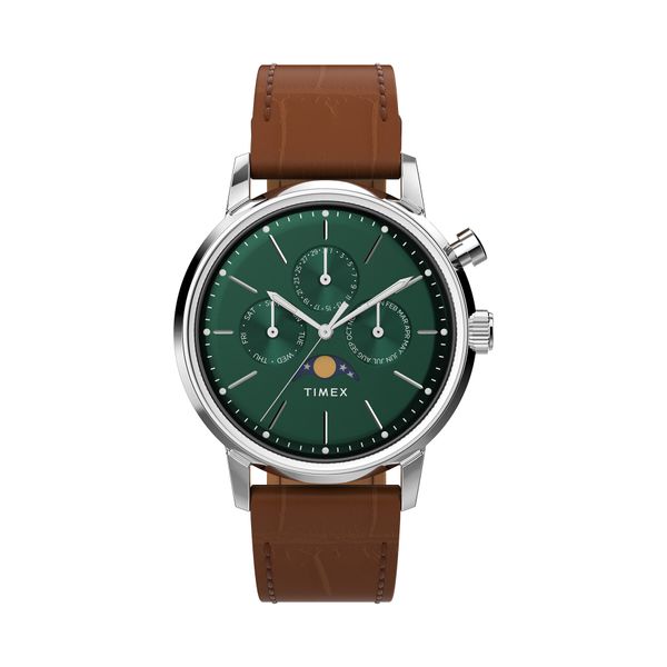 Timex Sat Timex Marlin TW2W51000 Green/Brown