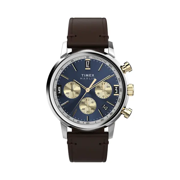 Timex Sat Timex Marlin® Quartz Chronograph TW2W60400 Crna
