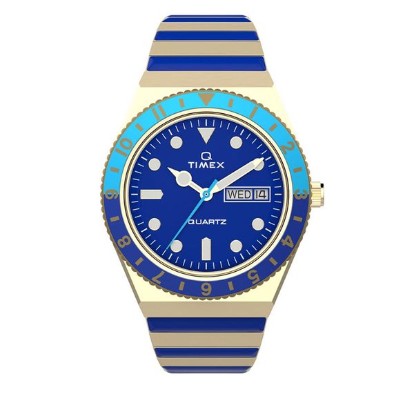 Timex Sat Timex Q Timex Malibu TW2V38500 Gold/Blue