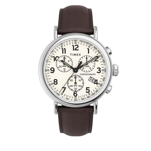 Timex Sat Timex Standard Chronograph TW2V27600 Brown