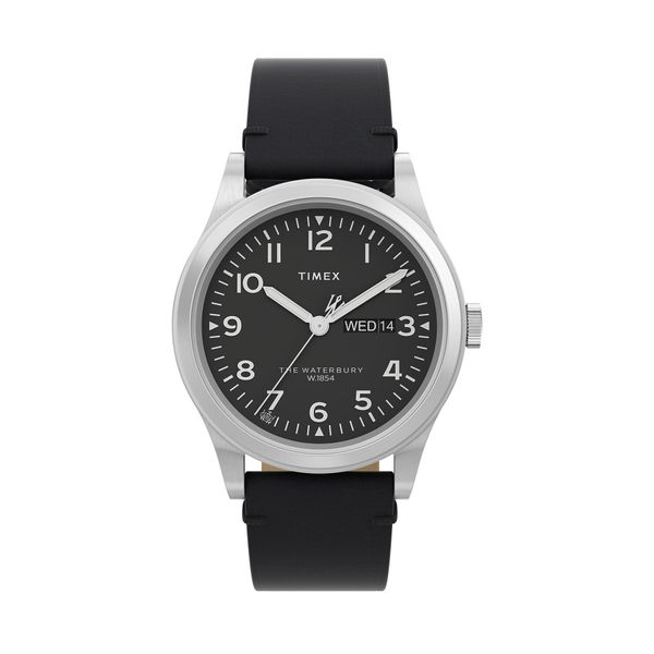 Timex Sat Timex Waterbury Traditional Day Date TW2W14700 Black