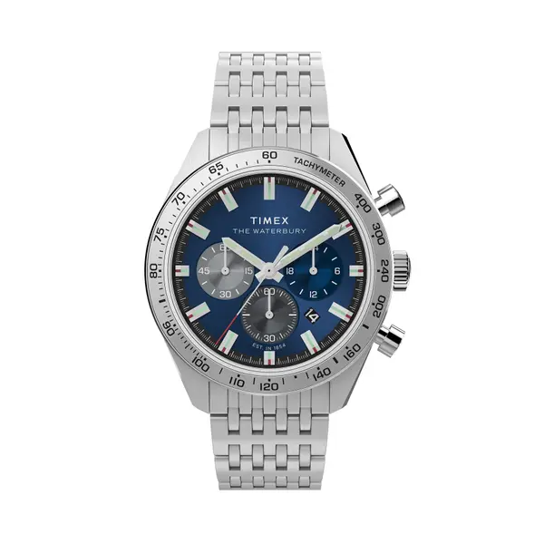 Timex Sat Timex Waterbury TW2Y18500 Srebrna