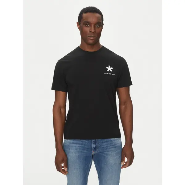 Save The Duck Save The Duck T-shirt DT2222M BESY20 Crna Regular Fit