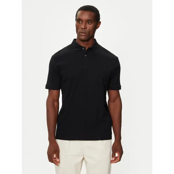 Selected Homme Selected Homme Polo 16094575 Crna Regular Fit