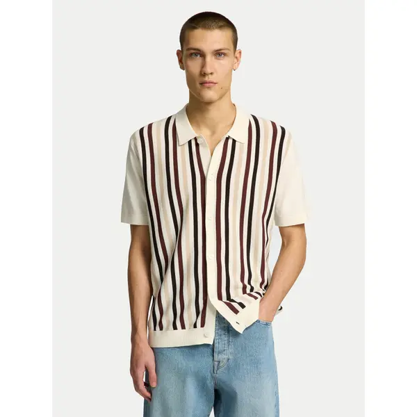 Selected Homme Selected Homme Polo 16096371 Bež Regular Fit