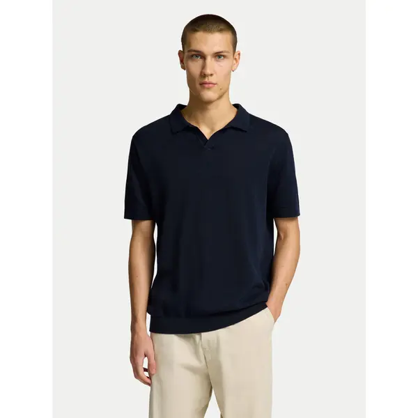 Selected Homme Selected Homme Polo Mattis 16096197 Tamnoplava Regular Fit