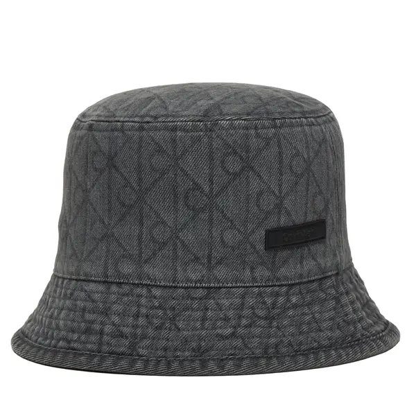 Calvin Klein Šešir Calvin Klein Denim Emblem Burnout Bucket LV04F5043G Siva