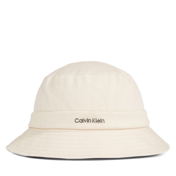 Calvin Klein Šešir Calvin Klein Elevated Softs K60K611872 Dk Ecru PC4