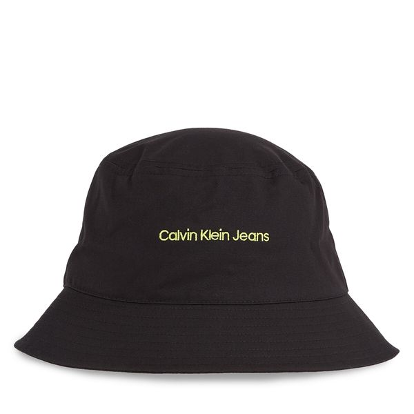 Calvin Klein Jeans Šešir Calvin Klein Jeans Institutional Bucket Hat K50K511795 Black/Sharp Green 0GX