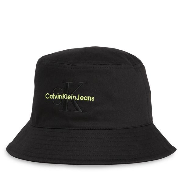 Calvin Klein Jeans Šešir Calvin Klein Jeans Monogram Bucket Hat K60K611029 Black/Sharp Green 0GX