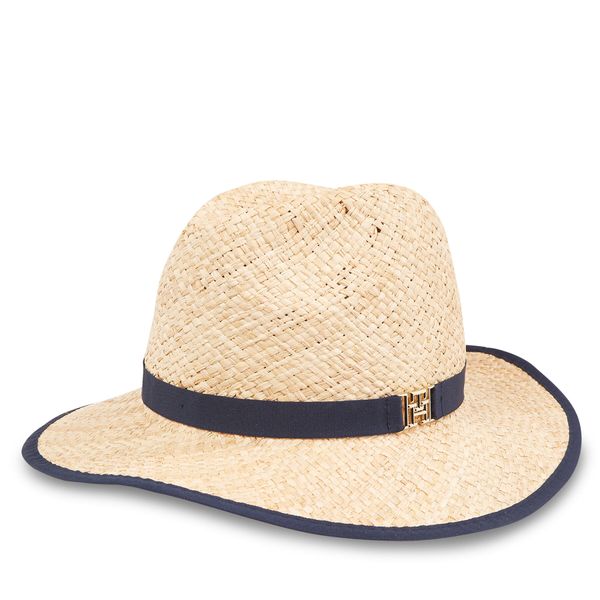 Tommy Hilfiger Šešir Tommy Hilfiger Beach Summer Straw Fedora Hat AW0AW16044 Calico AEF