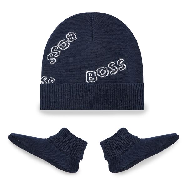 Boss Set kapa i čarape Boss J98386 Navy 849